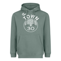 Sage the town Heavyweight Hoodie - linhVisuals