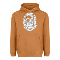 Meerkat Gorilla Head Shot Heavyweight Hoodie - linhVisuals