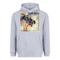 Heather Grey STATE CHAMPS MIREL 5 Heavyweight Hoodie - linhVisuals