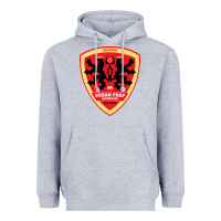 Heather Grey urban prep charter academy for young men Heavyweight Hoodie - linhVisuals