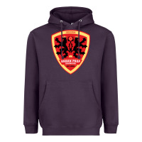 Plum urban prep charter academy for young men Heavyweight Hoodie - linhVisuals