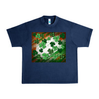 Navy St. patricks day Urban Heavy Tee - FaDigitalArtStudio