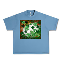 Pebble Blue St. patricks day Urban Heavy Tee - FaDigitalArtStudio