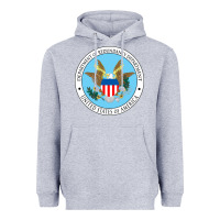 Heather Grey department of redundancy department Heavyweight Hoodie - linhVisuals