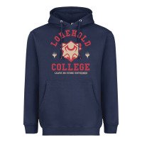 Navy magic the gathering strixhaven lorehold school motto Heavyweight Hoodie - linhVisuals