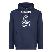 Navy scorpion Heavyweight Hoodie - linhVisuals
