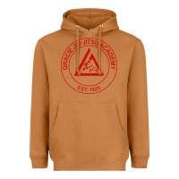 Meerkat gracie jiu jitsu academy Heavyweight Hoodie - linhVisuals