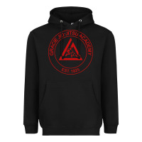 Black gracie jiu jitsu academy Heavyweight Hoodie - linhVisuals