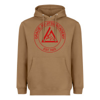 Toasted Coconut gracie jiu jitsu academy Heavyweight Hoodie - linhVisuals