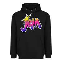Black jem and the holograms musician drama Heavyweight Hoodie - linhVisuals