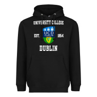 Black university college dublin Heavyweight Hoodie - linhVisuals
