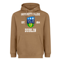 Toasted Coconut university college dublin Heavyweight Hoodie - linhVisuals