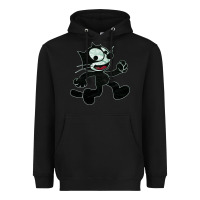 Black felix Heavyweight Hoodie - linhVisuals