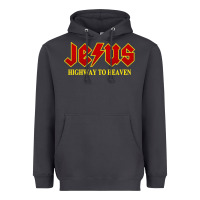 Jesus Rocks Highway To Heaven Heavyweight Hoodie | Teevron