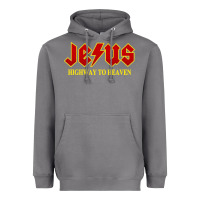 Storm jesus rocks highway to heaven Heavyweight Hoodie - linhVisuals