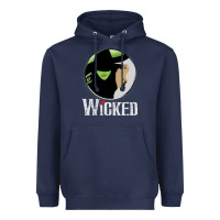 Navy vintage musical wicked Heavyweight Hoodie - linhVisuals