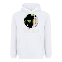 White vintage musical wicked Heavyweight Hoodie - linhVisuals