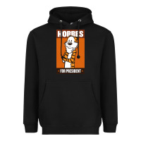 Black hobbes for president Heavyweight Hoodie - linhVisuals