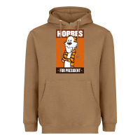 Toasted Coconut hobbes for president Heavyweight Hoodie - linhVisuals