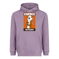 Lavender hobbes for president Heavyweight Hoodie - linhVisuals