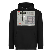Black akai mpc2000 Heavyweight Hoodie - linhVisuals