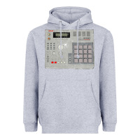 Heather Grey akai mpc2000 Heavyweight Hoodie - linhVisuals