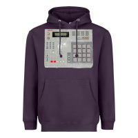 Plum akai mpc2000 Heavyweight Hoodie - linhVisuals