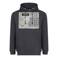 Smoke akai mpc2000 Heavyweight Hoodie - linhVisuals