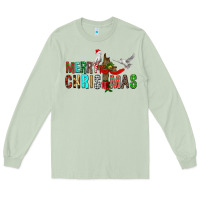 Matcha Merry christmas cross Long Sleeve Tee - FaDigitalArtStudio