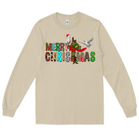 Mushroom Merry christmas cross Long Sleeve Tee - FaDigitalArtStudio