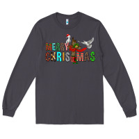 Smoke Merry christmas cross Long Sleeve Tee - FaDigitalArtStudio