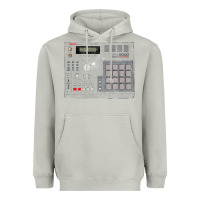 Moon Dust akai mpc2000 Heavyweight Hoodie - linhVisuals