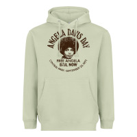 Matcha angela davis day 70s black rights Heavyweight Hoodie - linhVisuals