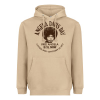 Mushroom angela davis day 70s black rights Heavyweight Hoodie - linhVisuals