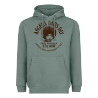 Angela Davis Day 70s Black Rights Heavyweight Hoodie | Teevron