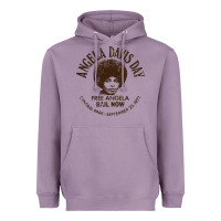 Lavender angela davis day 70s black rights Heavyweight Hoodie - linhVisuals