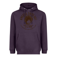 Plum angela davis day 70s black rights Heavyweight Hoodie - linhVisuals