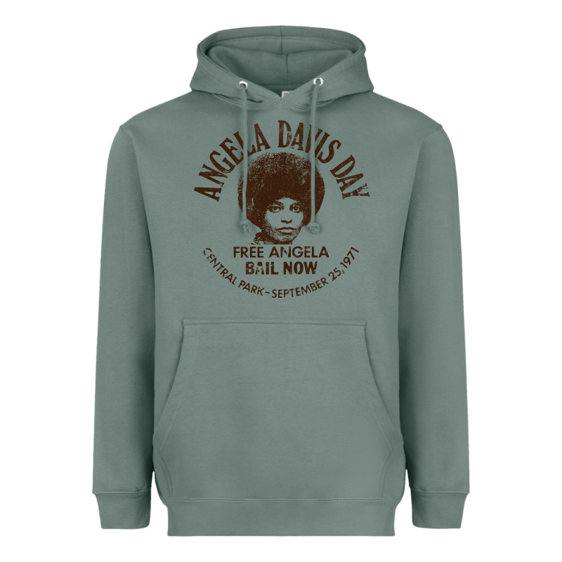 Angela Davis Day 70s Black Rights Heavyweight Hoodie by linhVisuals | Teevron