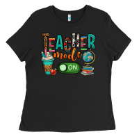 Black teacher mode on Ladies Tee - OliviaCreatesArt