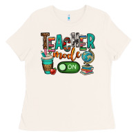 Bone teacher mode on Ladies Tee - OliviaCreatesArt