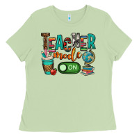 Matcha teacher mode on Ladies Tee - OliviaCreatesArt