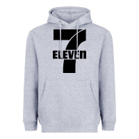Heather Grey 7 elevenn Heavyweight Hoodie - linhVisuals