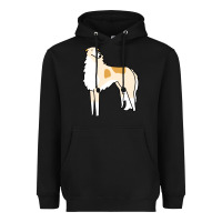 Black borzoi Heavyweight Hoodie - linhVisuals
