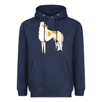 Navy borzoi Heavyweight Hoodie - linhVisuals