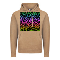 Vintage Coffee leopard glitter seamless pattern Vintage Hoodie - BundleAndBundleShop