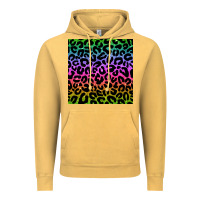 Vintage Mustard leopard glitter seamless pattern Vintage Hoodie - BundleAndBundleShop