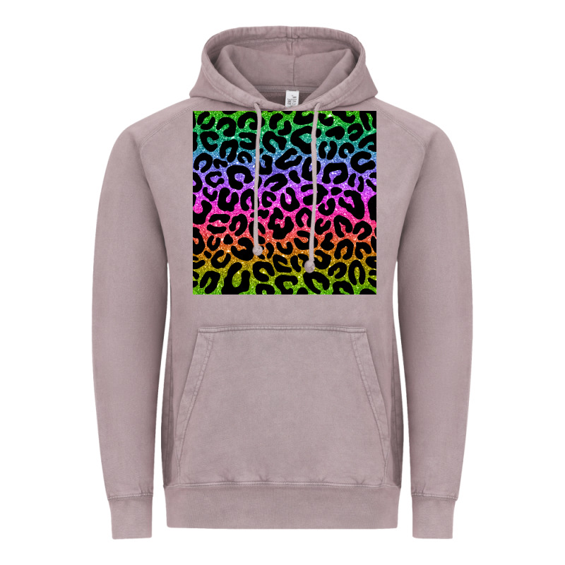 Leopard Glitter Seamless Pattern Vintage Hoodie by BundleAndBundleShop | Teevron