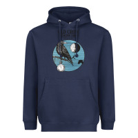Navy old crow medicine show Heavyweight Hoodie - linhVisuals