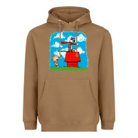 Toasted Coconut Calvin Hobbes Heavyweight Hoodie - linhVisuals