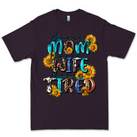 Plum Super mom super wife super tired Premium Tee - CowGirlArtShop